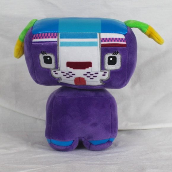 Ty Beanie Boos Widget the Lego Purple Dog Legoland Exclusive 2019 9" Tall - Picture 1 of 10